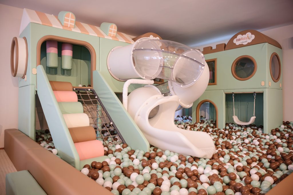 Ein Teil des Spielgerätes vom mamila kidscafé in Bretzfeld-Schwabbach