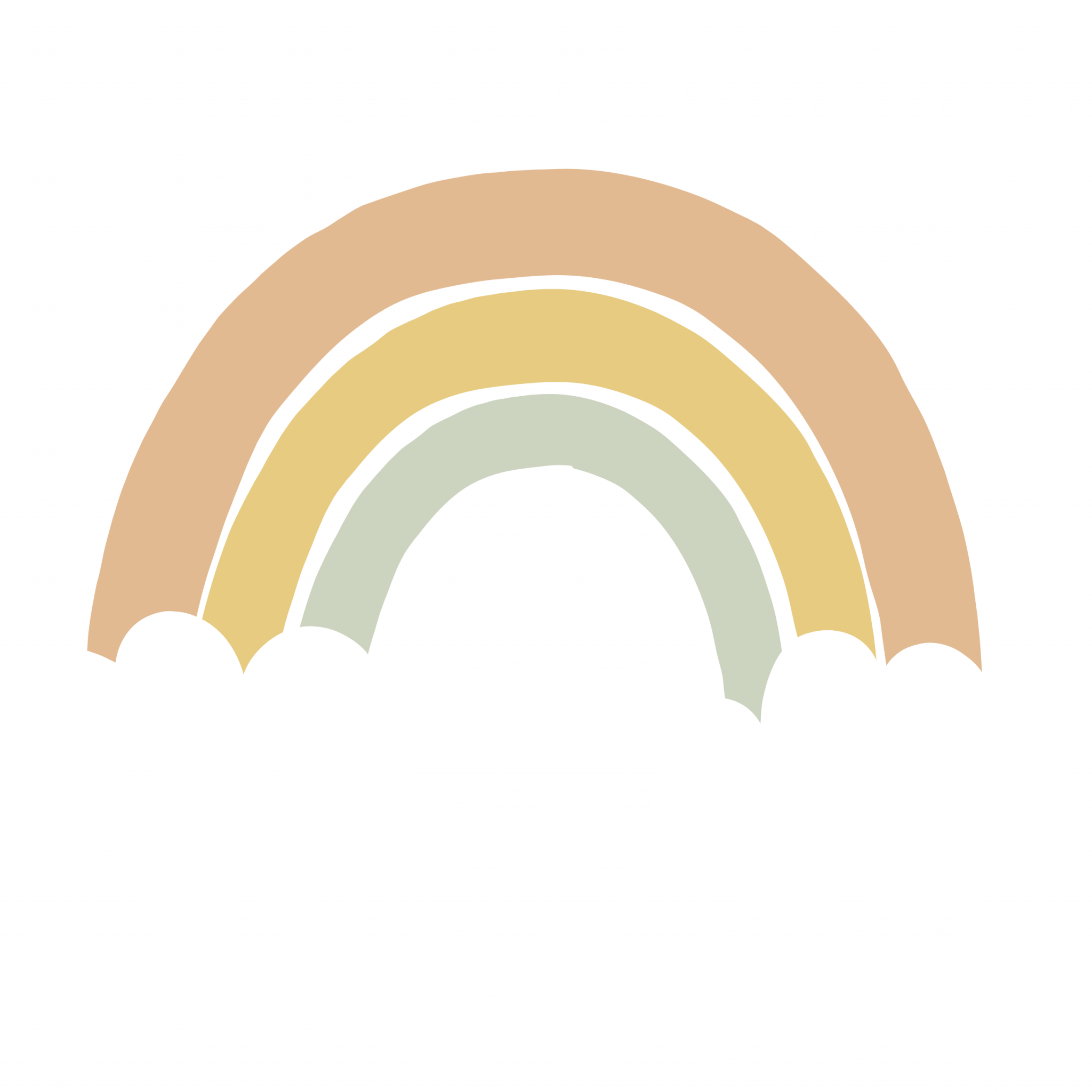 Bunter Regenbogen als fr&ouml;hliches Designelement im Mamila Eltern-Kind-Caf&eacute; in Bretzfeld &ndash; von juleclear