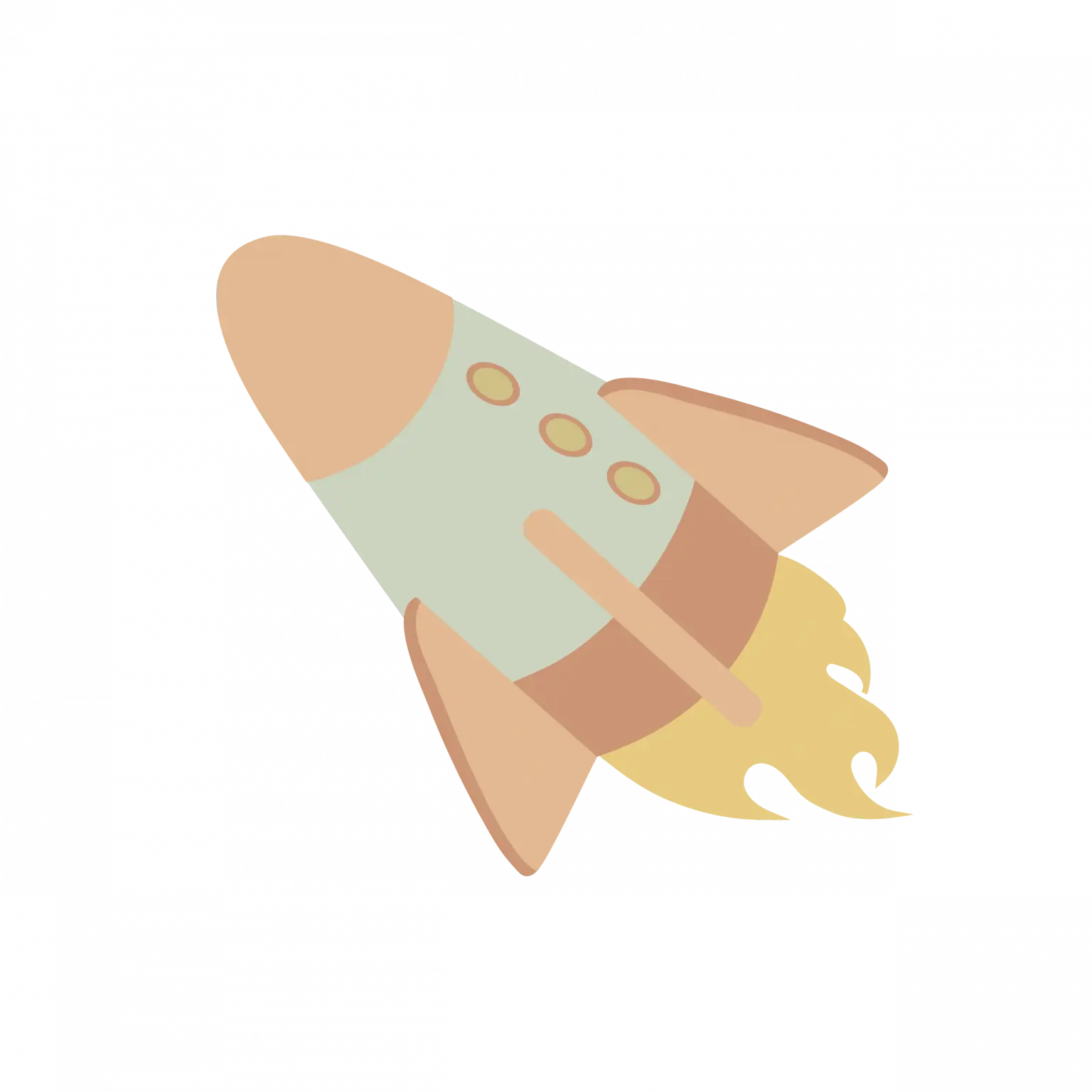 Raketen-Illustration f&uuml;r das Mamila Kindercaf&eacute; in Bretzfeld &ndash; gezeichnet von juleclear