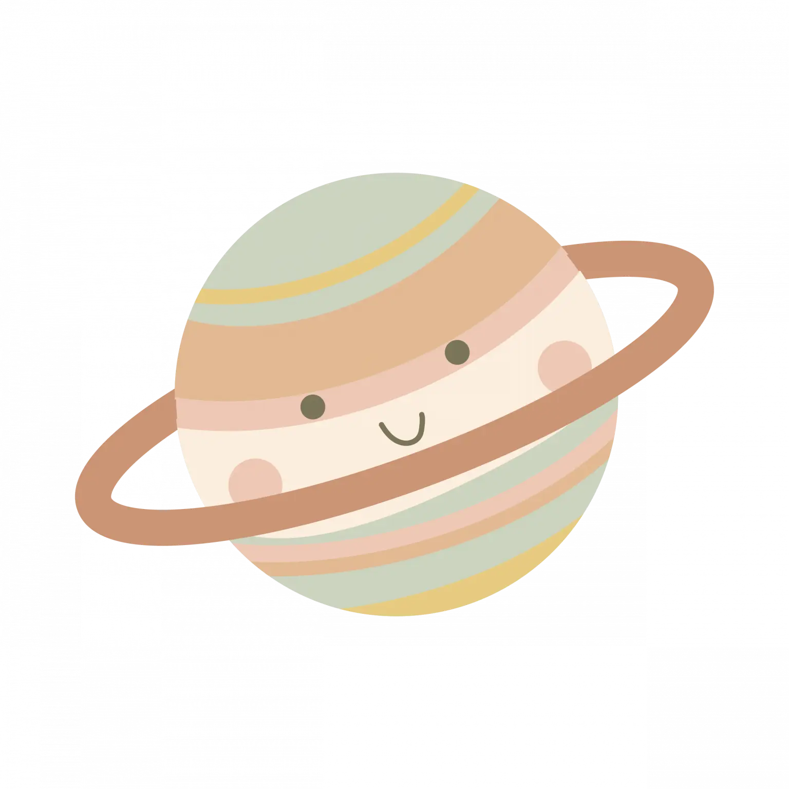 Planet-Illustration f&uuml;r das Mamila Kindercaf&eacute; in Bretzfeld &ndash; gezeichnet von juleclear